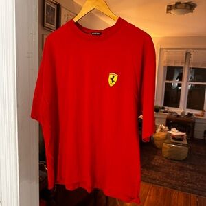 Ferrari Red Short-Sleeve Logo F1 Shirt